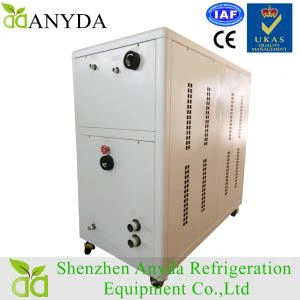 10 tonna 12 HP suv sovutgichli suv quvurlari sovutgich sanoat sovutish minorasi bilan